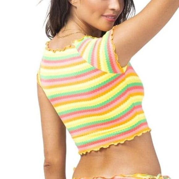 L*Space Under the Sun Wildflower Top NWOT Size Large - Picture 2 of 7